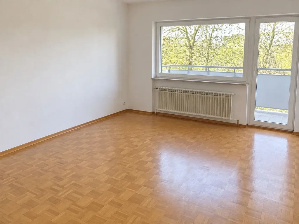 Wohnzimmer nach der Räumung
